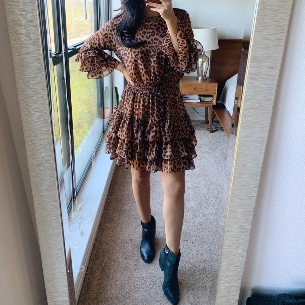 Fate Cheetah Print Dress size M